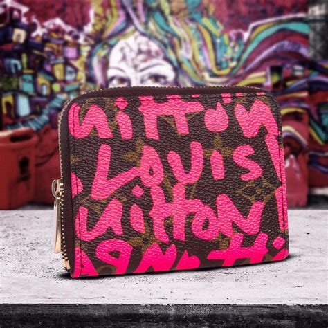 louis vuitton wallet graffiti|louis vuitton small zippy wallet.